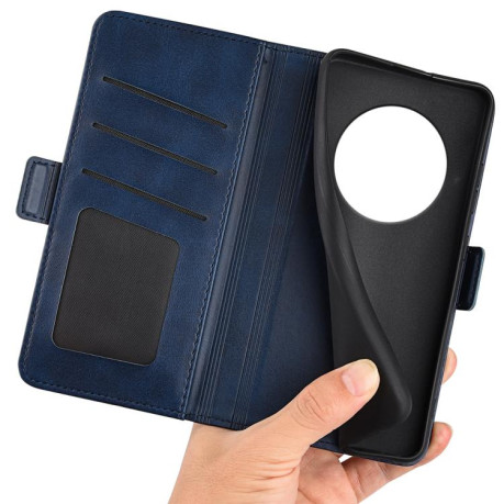 Чохол-книжка Dual-side Magnetic Buckle для Realme 14 Pro+ - синій