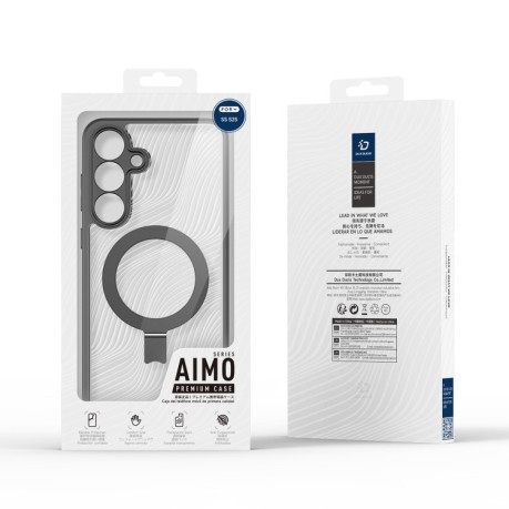 Чохол DUX DUCIS Aimo Series MagSafe Frosted Feel Samsung Galaxy S25 5G - чорний