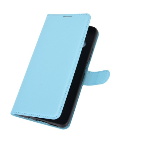 Чохол-книжка Litchi Texture на Xiaomi Mi 10T Lite - синій