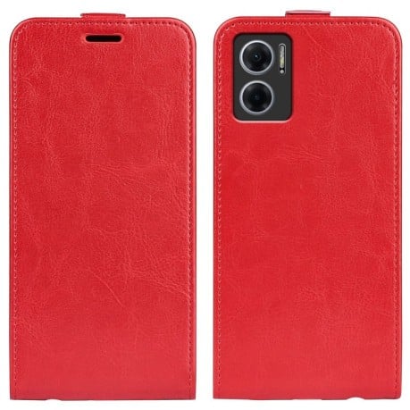 Флип-чехол R64 Texture Single на Xiaomi Redmi Note 11E/Redme 10 5G - красный