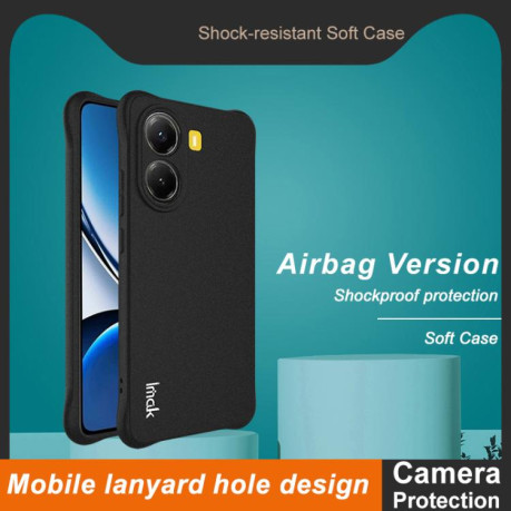 Чехол imak Shockproof Airbag для Xiaomi Redmi Turbo 4 / POCO X7 Pro - черный