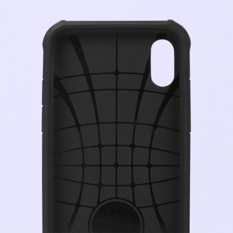 Противоударный чехол Bumblebee Granule Texture Protective Back Cover Case на iPhone XR-серебристый