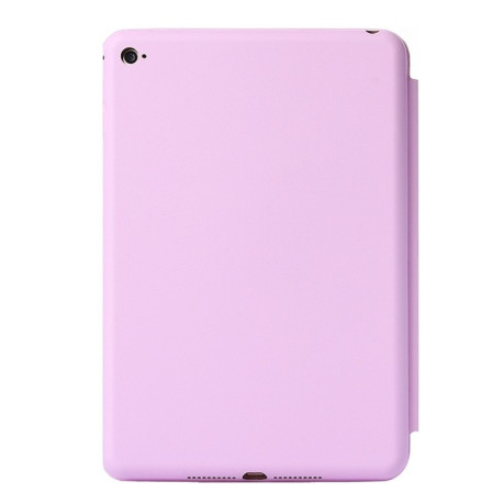 Кожаный чехол-книжка Solid Color на iPad mini 4 - розовый