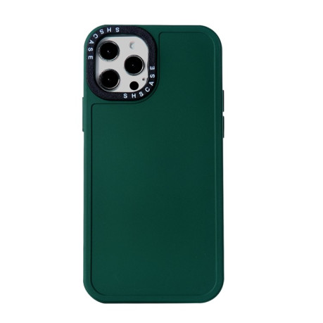 Чохол протиударний Black Lens для iPhone 14 - темно-зелений