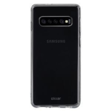 Ультратонкий силиконовый чехол  на  Samsung Galaxy S10-прозрачный