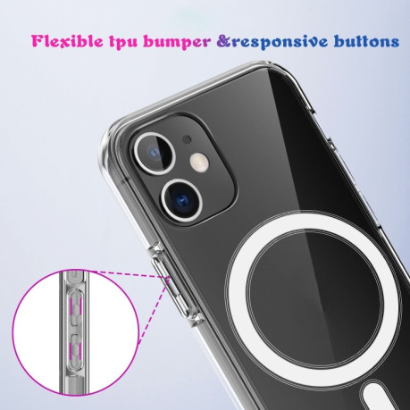 Чехол Clear Case MagSafe Simple Magnetiс для iPhone 11 Pro - прозрачный