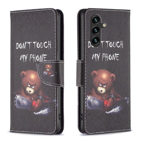 Чохол-книжка Colored Drawing Pattern для Samsung Galaxy A16 - Bear