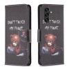 Чохол-книжка Colored Drawing Pattern для Samsung Galaxy A35 - Bear