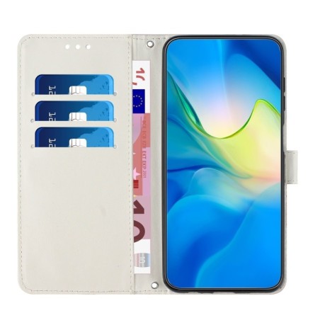 Чехол-книжка Painted Marble Pattern для Realme 12+ 5G/12 4G/13 4G - синий