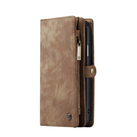 Шкіряний чохол-гаманець CaseMe-008 на iPhone 11 Pro - коричневий