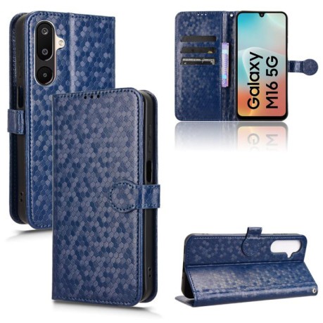 Чохол-книжка Honeycomb Dot для на Samsung Galaxy F16/M16 - синій