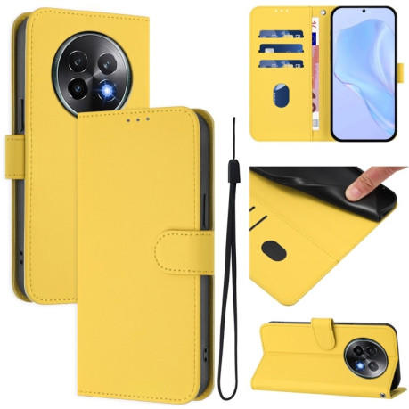 Чохол-книжка Skin Feel S-type для Realme 13+ 5G/13 Pro 5G/13 Pro+ - жовтий
