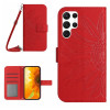 Чохол-книжка Skin Feel Sun Flower на Samsung Galaxy S24 Ultra 5G - червоний