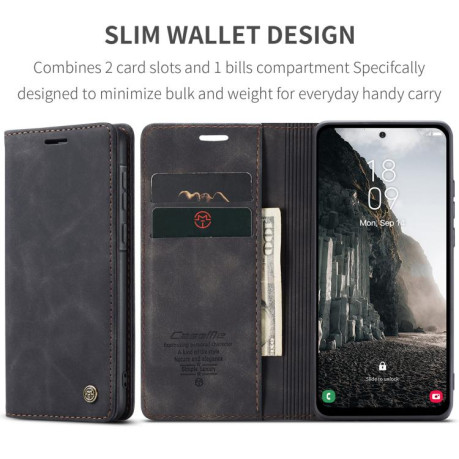 Чохол-книжка CaseMe-013 Multifunctional для Samsung Galaxy A56 - чорний