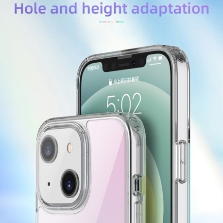 Противоударный чехол Mutural Xuancai Series для iPhone 14/13 - розовый