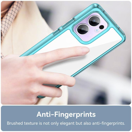 Противоударный чохол Colorful Acrylic Series для OPPO Reno13 F - синий
