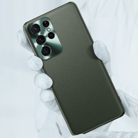 Противоударный чехол Plain Skin для Samsung Galaxy S22 Ultra 5G - черный