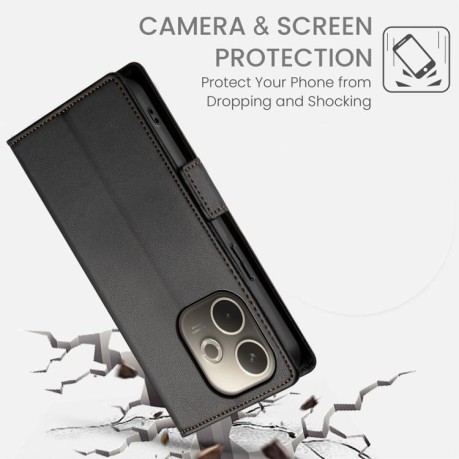 Чохол-книжка Side Buckle Magnetic Frosted Leather для OPPO A5 PRO 5G -чорний