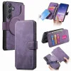 Чехол-книжка CaseNeo MagSafe RFID Anti-theft Retro Leather для Samsung Galaxy A57 5G — фиолетовый