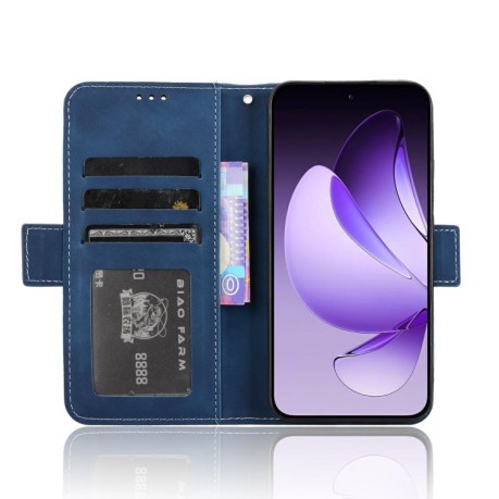 Чохол-книжка Skin Feel Calf на OPPO Reno13 5G Global - синій