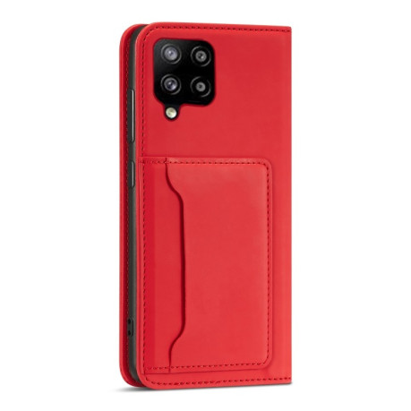 Чехол-книжка Strong Magnetism на Samsung Galaxy M32/A22 4G - красный