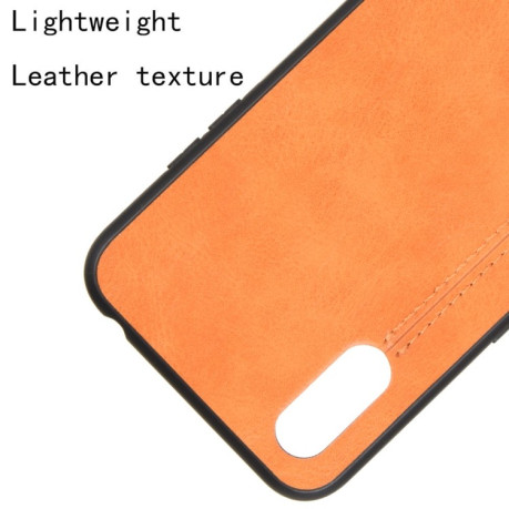 Ударозащитный чехол Sewing Cow Pattern на Samsung Galaxy A01-оранжевый