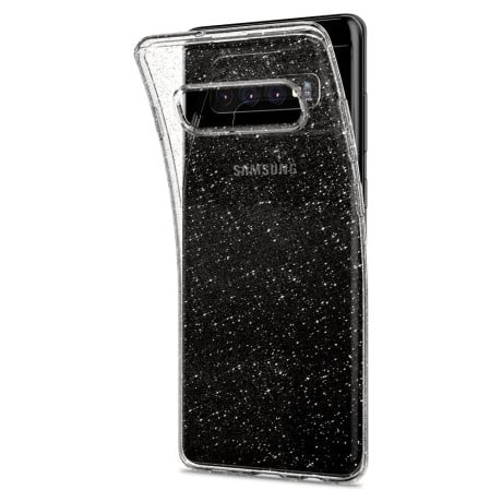 Оригинальный чехол Spigen Liquid Crystal для Samsung Galaxy S10+ Plus Glitter Crystal