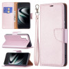 Чохол-книжка Litchi Texture Pure Color Samsung Galaxy S22 Plus 5G - рожеве золото