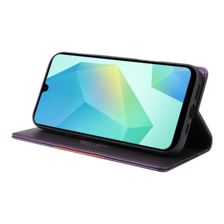 Чехол-книжка GQUTROBE G01 RFID Anti-theft Leather для Samsung Galaxy A16 - фиолетовый