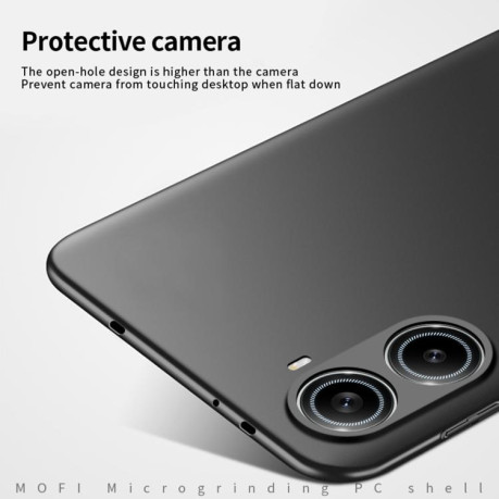Ультратонкий чохол MOFI Frosted на Xiaomi Redmi Turbo 4/Poco X7 Pro - чорний