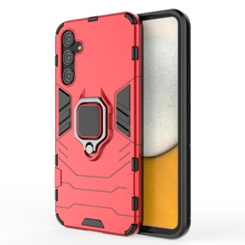 Противоударный чехол Magnetic Ring с подставкой на Samsung Galaxy A34 5G - красный