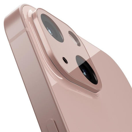Комплект захисного скла 2шт на камеру Spigen Optik.Tr Camera Lens для iPhone 13 Mini/13 - Pink