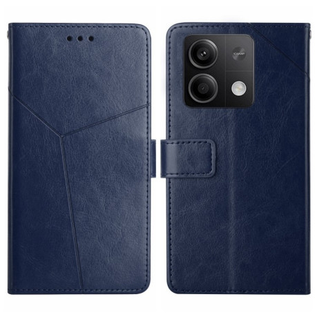 Чохол-книжка Y-shaped Pattern для Xiaomi Redmi Note 14S/ 13 Pro 4G / POCO M6 Pro 4G   - синій