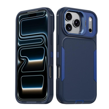 Чехол Traveler Lens Frame Holder с держателем камеры на iPhone 18 Pro Max / 17 Pro Max — синий