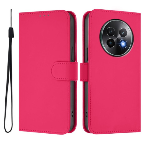 Чохол-книжка Skin Feel S-type для Realme 13+ 5G/13 Pro 5G/13 Pro+ - пурпурно-червоний