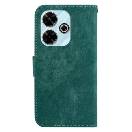 Чохол-книжка Little Tiger Embossed Leather на Xiaomi Poco M6 4G - зелений