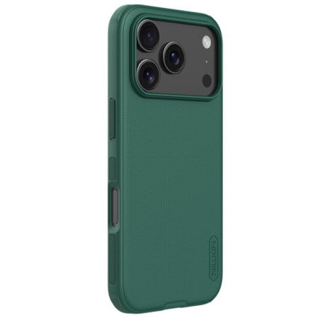 Чехол NILLKIN Frosted Shield Pro гибрид с матовым покрытием на iPhone 17 Pro Max - зеленый