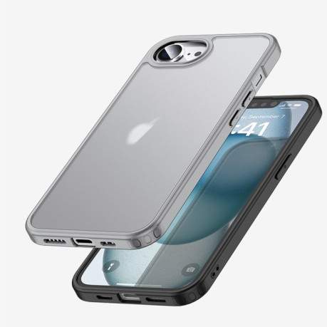 Протиударний чохол Armor Clear для iPhone 16e - сірий