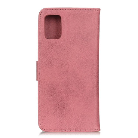 Чохол-книжка KHAZNEH Cowhide Texture на Xiaomi Redmi Note 10/10s/Poco M5s - рожевий