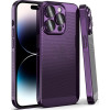 Противоударный чехол Fine Mesh Cooling для iPhone 15 Pro Max - фиолетовый