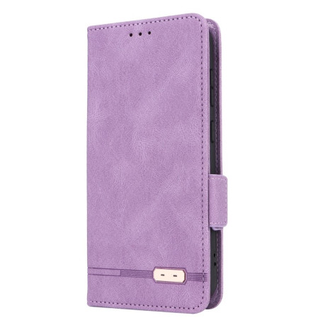 Чехол-книжка Magnetic Clasp Flip для Samsung Galaxy S23 FE 5G - фиолетовый