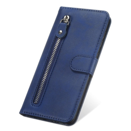 Чохол-книжка Fashion Calf Texture для Xiaomi Redmi Note 11E/Redme 10 5G - синій