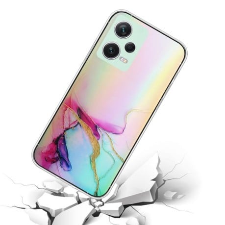 Протиударний чохол Laser Marble для Xiaomi Redmi Note 12 Pro 5G/Poco X5 Pro - зелений