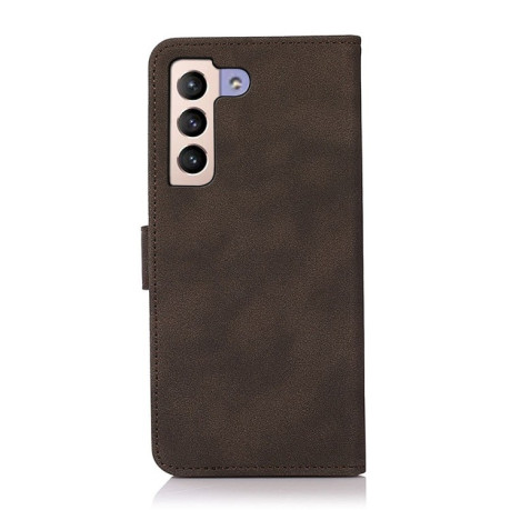 Чехол-книжка KHAZNEH Matte Texture для Samsung Galaxy S23+ - коричневый