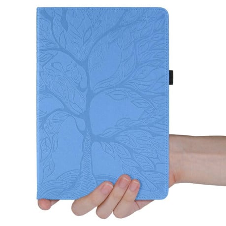 Чехол-книжка Tree Life Embossed Rotation Leather для Xiaomi Redmi Pad 2 - синий