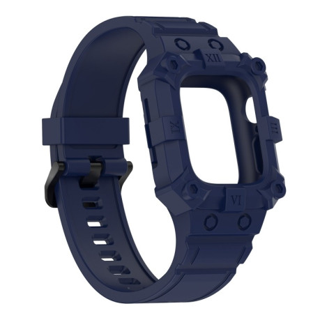 Силиконовый ремешок Integrated Band для Apple Watch Series 8/7 45mm / 44mm / 42mm - синий