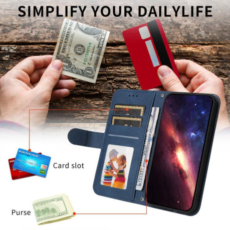 Чехол-книжка Skin Feel Life Tree для Xiaomi Redmi Note 14 4G 164.84mm - синий