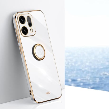 Чехол XINLI Straight Edge с держаталем-подставкой на OPPO Reno14 5G Global - белый