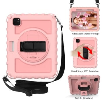 Протиударний чохол 360 Degree Rotation Combination на iPad Air 10.9 2022/2020 - рожеве золото