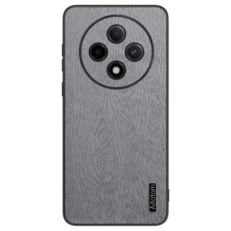 Чохол Tree Bark Leather Shockproof для OPPO A3 Pro - серый